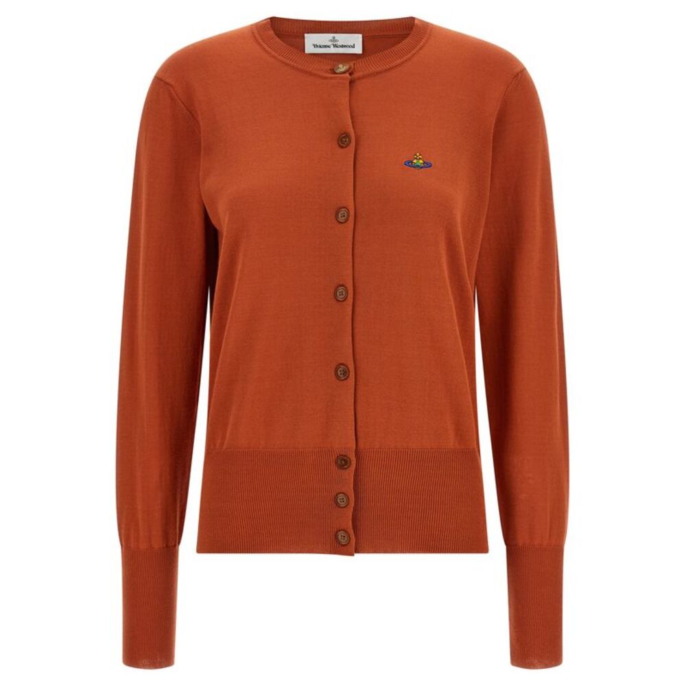 Vivienne Westwood Orange Cotton Women's Cardigan